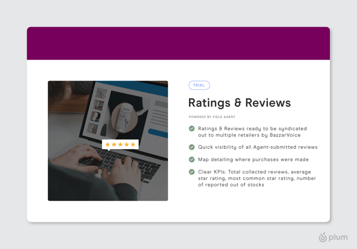 Ratings and Reviews with Plum